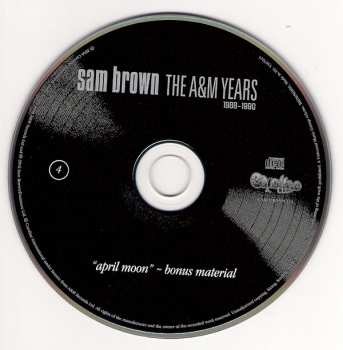 4CD/DVD/Set di cofanetti Sam Brown: The A&M Years 1988-1990 