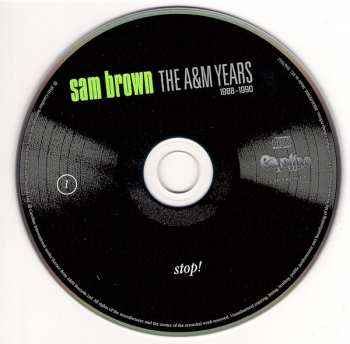 4CD/DVD/Set di cofanetti Sam Brown: The A&M Years 1988-1990 