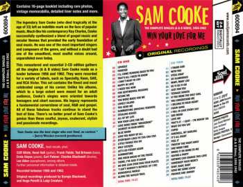 2CD Sam Cooke: Win Your Love For Me (The Complete Singles (A & B Sides), 1956-1962)