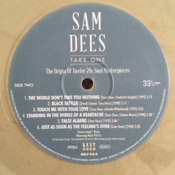 LP Sam Dees: Take One: The Origin Of Twelve 70s Soul Masterpieces 