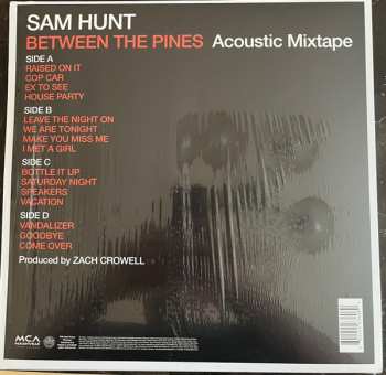 2LP Sam Hunt: Between The Pines (Acoustic Mixtape) CLR