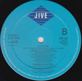 LP Samantha Fox: Touch Me