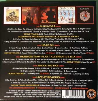 5CD/Set di cofanetti Samson: Bright Lights The Albums 1979-1981
