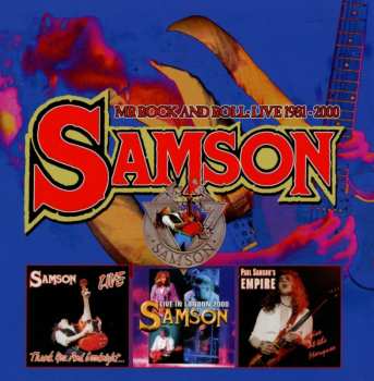 4CD/Set di cofanetti Samson: Mr Rock And Roll: Live 1981-2000