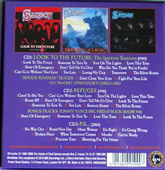 3CD/Set di cofanetti Samson: Look To The Future / Refugee / P.S....
