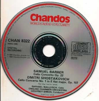 CD Dmitri Shostakovich: Cello Concerto / Cello Concerto No.1
