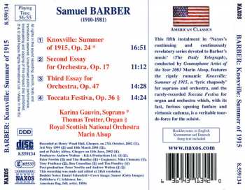 6CD/Set di cofanetti Samuel Barber: Complete Orchestral Works