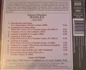 CD James McVinnie: Organ Works