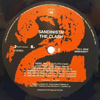 3LP The Clash: Sandinista!