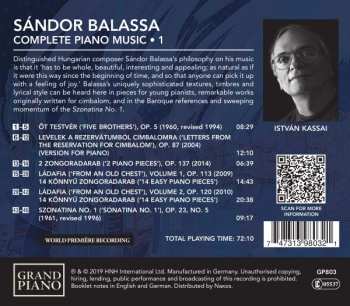 CD Kassai István: Complete Piano Music • 1