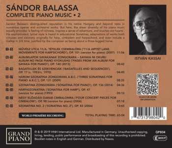 CD Kassai István: Complete Piano Music • 2