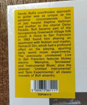 LP Sandy Bull: Live In San Francisco Late 1969