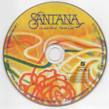 CD Santana: In Search Of Mona Lisa