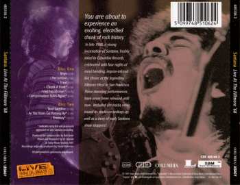 2CD Santana: Live At The Fillmore '68