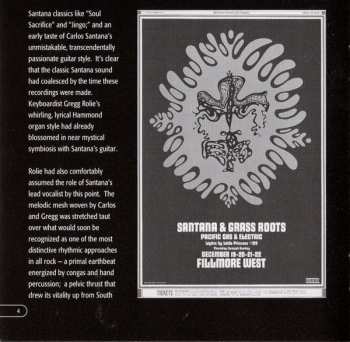 2CD Santana: Live At The Fillmore '68
