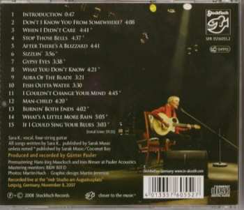 CD Sara K.: Don't I Know You From Somewhere?  Solo Live