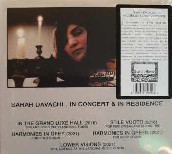 2CD Sarah Davachi: In Concert & In Residence LTD