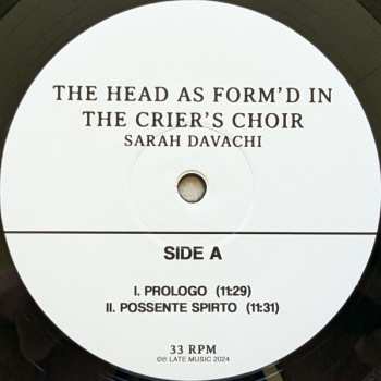 2LP Sarah Davachi: The Head As Form​’​d In The Crier​’​s Choir