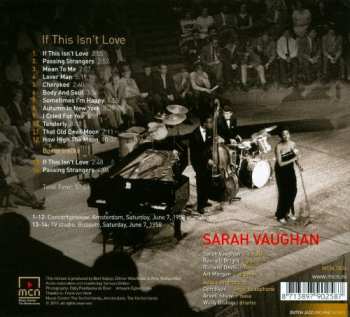 CD Sarah Vaughan: If This Isn't Love