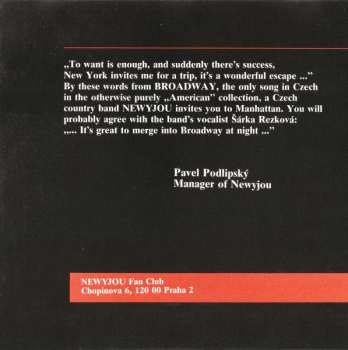 CD Newyjou: Country Show On Broadway