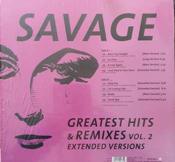 LP Savage: Greatest Hits & Remixes Vol. 2