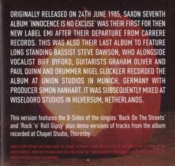 CD Saxon: Innocence Is No Excuse DIGI