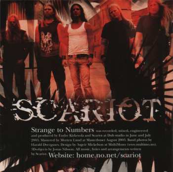 CD Scariot: Strange To Numbers