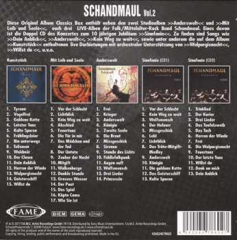 5CD/Set di cofanetti Schandmaul: Original Album Classics Vol.2