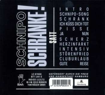 CD Schnipo Schranke: Satt