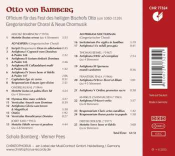 CD Schola Bamberg: Otto Von Bamberg: Officium Für Das Fest Des Heiligen Bischofs Otto