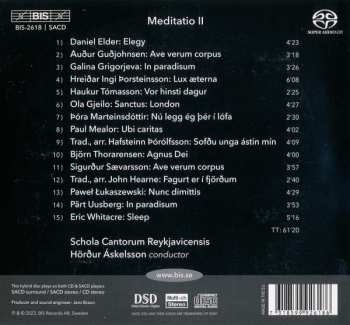 SACD Schola Cantorum Reykjavicensis: Meditatio II (Music For Mixed Choir)
