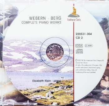 2CD Arnold Schoenberg: Complete Piano Works