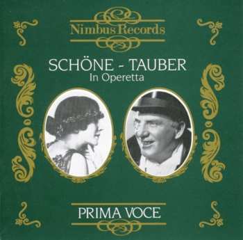 Album Schone / Tauber: Operatic Arias 1924