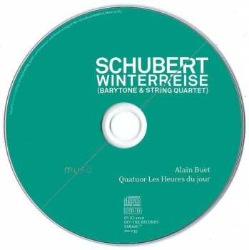 CD Franz Schubert: Winterreise (Barytone & String Quartet)