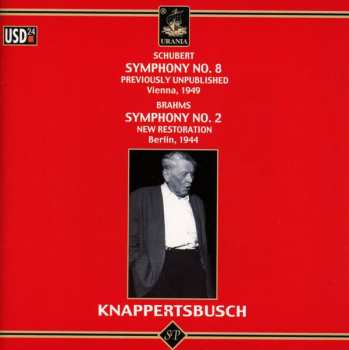 CD Johannes Brahms: Symphony No. 8 / Symphony No. 2