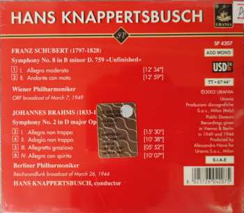 CD Johannes Brahms: Symphony No. 8 / Symphony No. 2