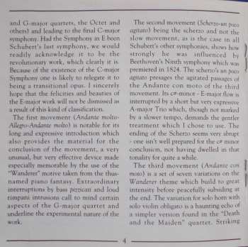 CD Franz Schubert: Symphony In E "1825" (World Premier Recording)