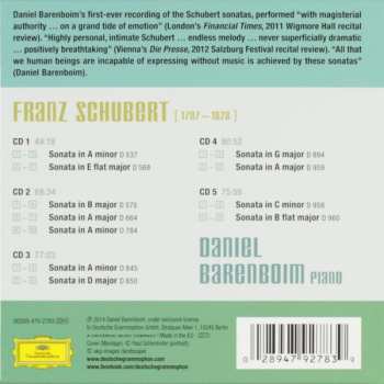 5CD/Set di cofanetti Franz Schubert: Piano Sonatas