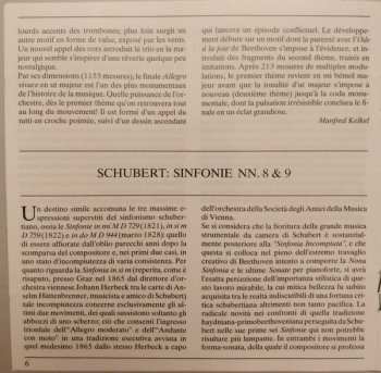 CD Franz Schubert: Symphonien (No. 8 "Unvollendete • Unfinished • Inachevée" & No. 9)