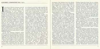 CD Franz Schubert: Symphonies No. 5 & 6