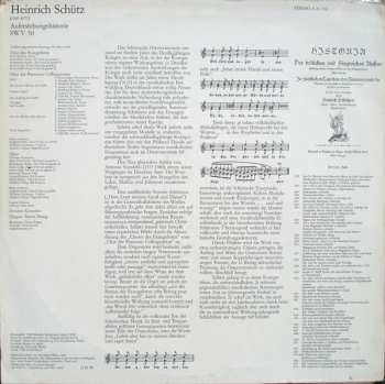 LP Heinrich Schütz: Auferstehungshistorie SWV 50