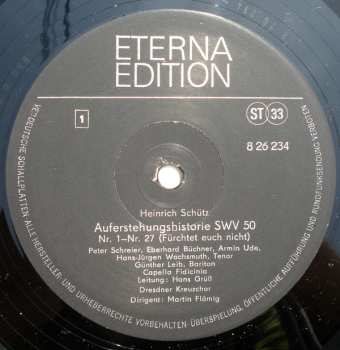 LP Heinrich Schütz: Auferstehungshistorie SWV 50