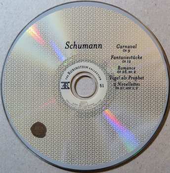 CD Robert Schumann: Carnaval, Fantasiestücke, Vogel Als Prophet, Romance Op.28 No.2, 2 Novelettes