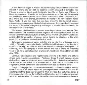 CD Robert Schumann: Carnaval / Kinderszenen / Papillons