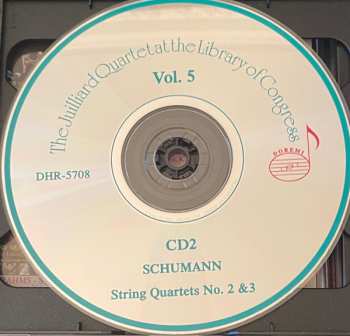 2CD Robert Schumann: Live At The Library Of Congress Vol.5 : Piano Quintet Op. 44 / String Quartets Op. 41 