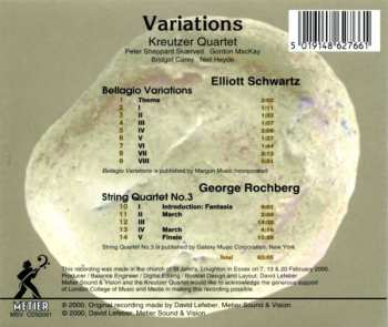 CD George Rochberg: Variations