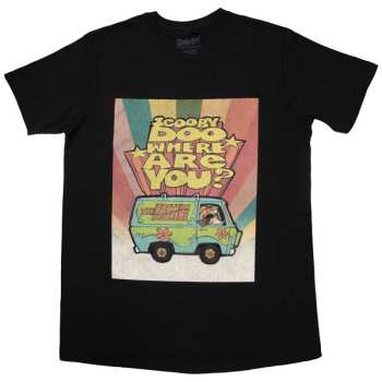 Merce Scooby Doo: Scooby Doo Unisex T-shirt: Where Are You? (small) S