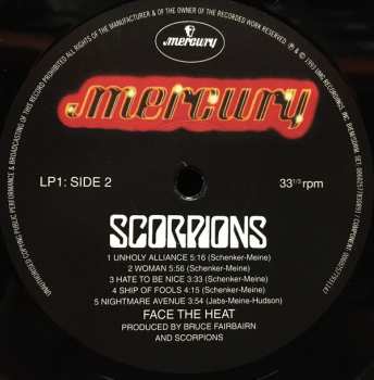 2LP Scorpions: Face The Heat