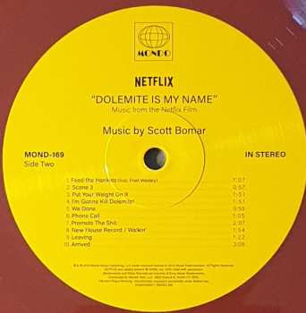 LP Scott Bomar: Dolemite Is My Name (Music From The Netflix Film) CLR