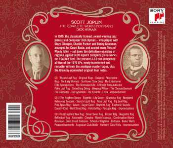 3CD/Set di cofanetti Dick Hyman: Scott Joplin: The Complete Works For Piano